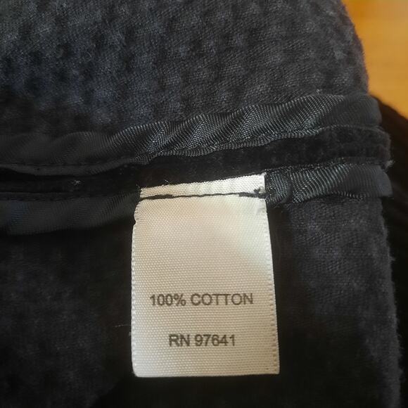 J. Jill Womens Black Ribbed Corduroy Button Up Oversized Shacket Size SP - Picture 4 of 6